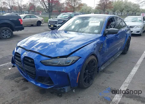 2024 BMW M3 Competition xDrive from USA, damaged, VIN WBS43AY01RFS51955